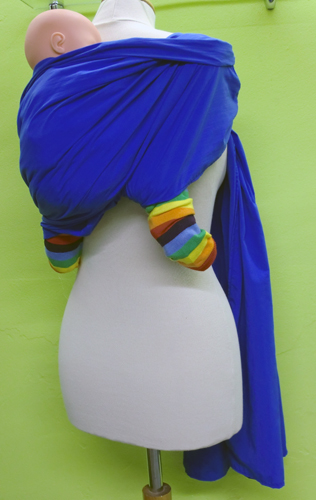 Bandolera de agua azul